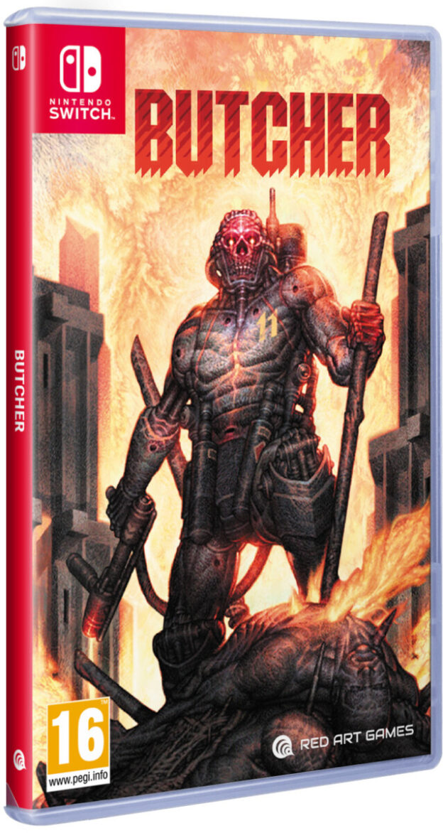 butcher physical retail release red art games nintendo switch cover www.limitedgamenews.com