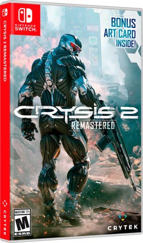 crysis 2 remastered standard edition physical retail release limited run games nintendo switch cover www.limitedgamenews.com