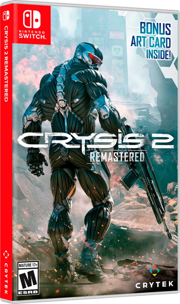 crysis 2 remastered standard edition physical retail release limited run games nintendo switch cover www.limitedgamenews.com