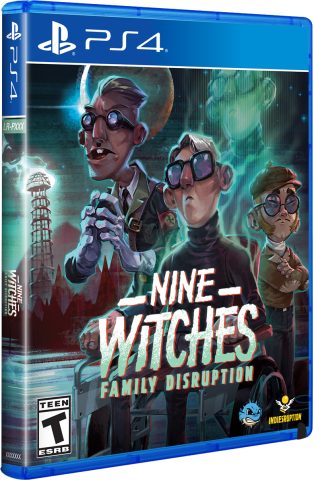 nine witches family disruption physical retail release limited run games playstation 4 cover www.limitedgamenews.com
