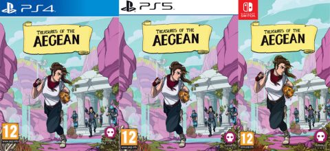 treasures of the aegean standard edition physical retail release numskull games playstation 4 playstation 5 nintendo switch cover www.limitedgamenews.com