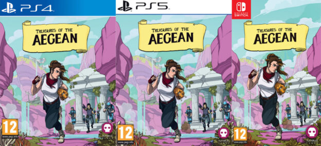 treasures of the aegean standard edition physical retail release numskull games playstation 4 playstation 5 nintendo switch cover www.limitedgamenews.com