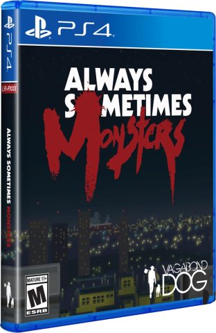always sometimes monsters physical retail release limited run games playstation 4 cover www.limitedgamenews.com
