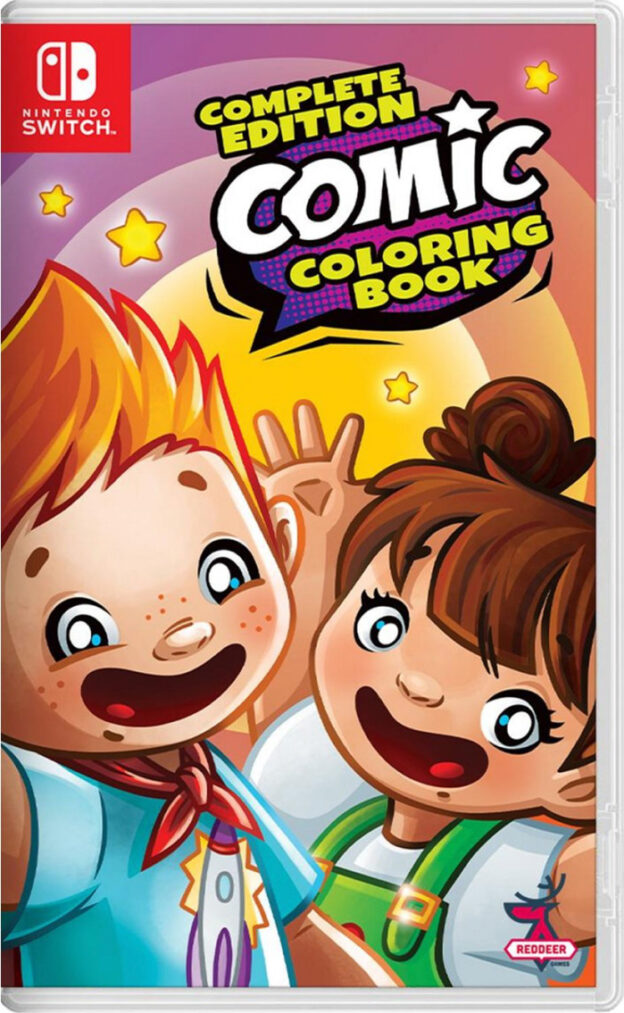 comic coloring- book complete edition physical retail release usa nintendo switch cover www.limitedgamenews.com