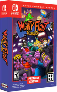 mighty fight federation retro edition physical retail release premium edition games nintendo switch cover www.limitedgamenews.com