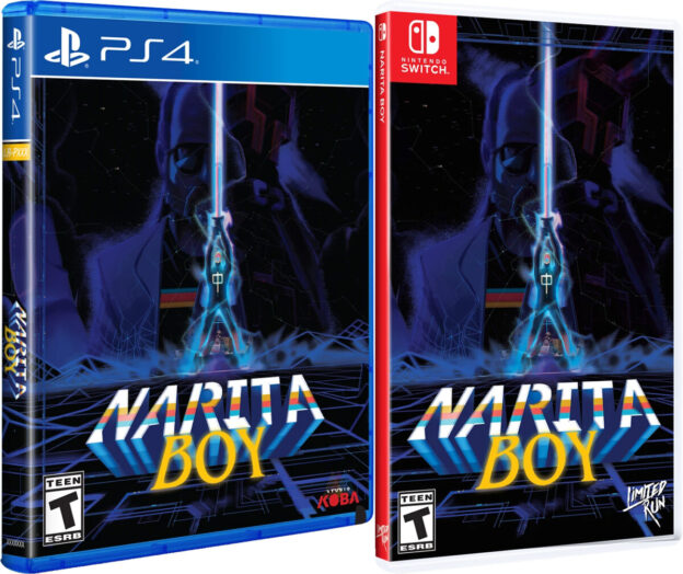 narita boy standard edition physical retail release limited run games playstation 4 nintendo switch cover www.limitedgamenews.com
