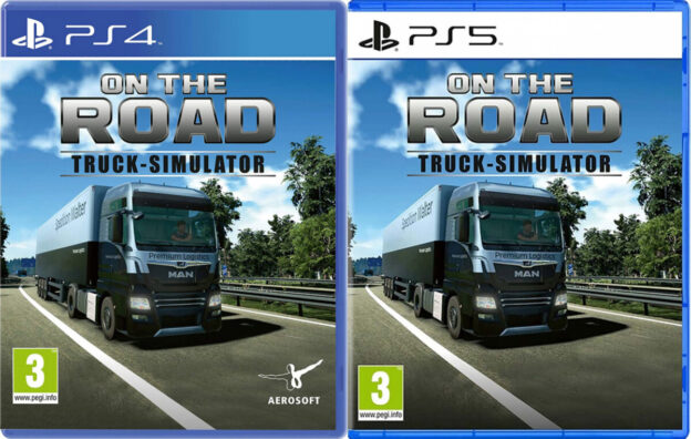 on the road truck simulator physical retail release eur playstation 4 playstation 5 cover www.limitedgamenews.com