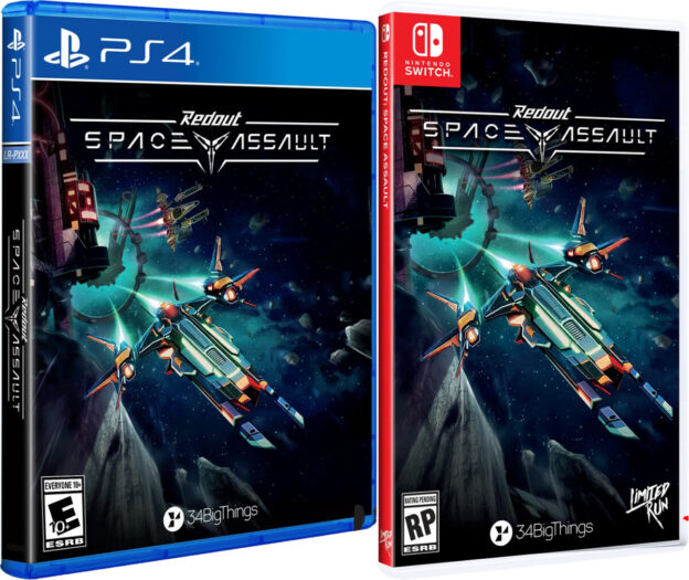 redout space assault physical retail release limited run games playstation 4 nintendo switch cover www.limitedgamenews.com