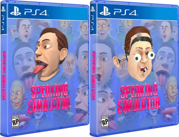speaking simulator standard and variant cover physical retail release hard copy games playstation 4 cover www.limitedgamenews.com