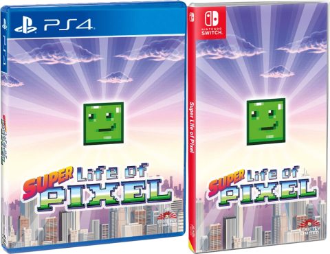 super life of pixel limited standard edition physical retail release strictly limited games playstation 4 nintendo switch cover www.limitedgamenews.com