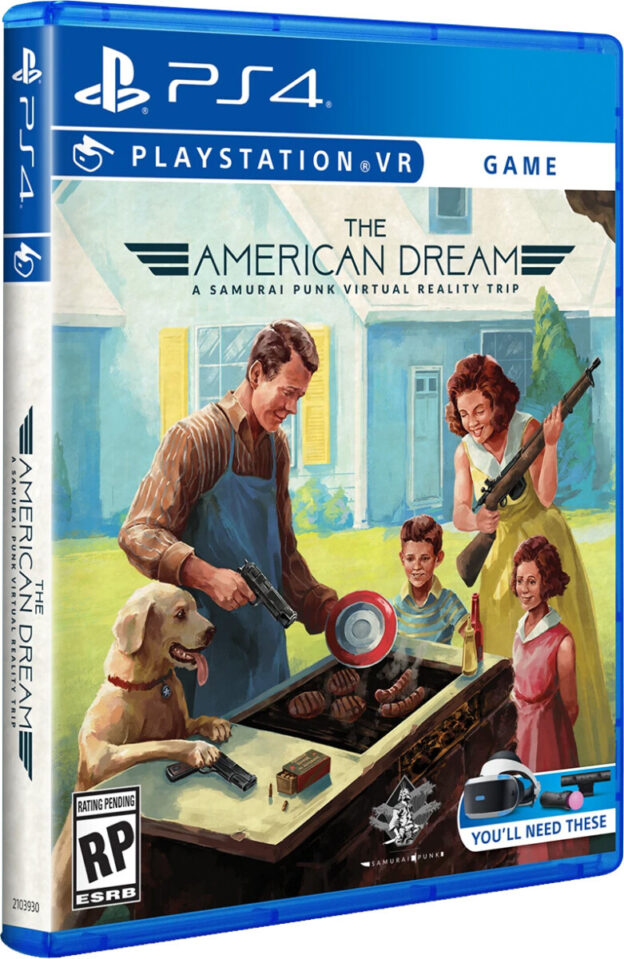 the american dream physical retail release samurai punk playstation vr cover www.limitedgamenews.com