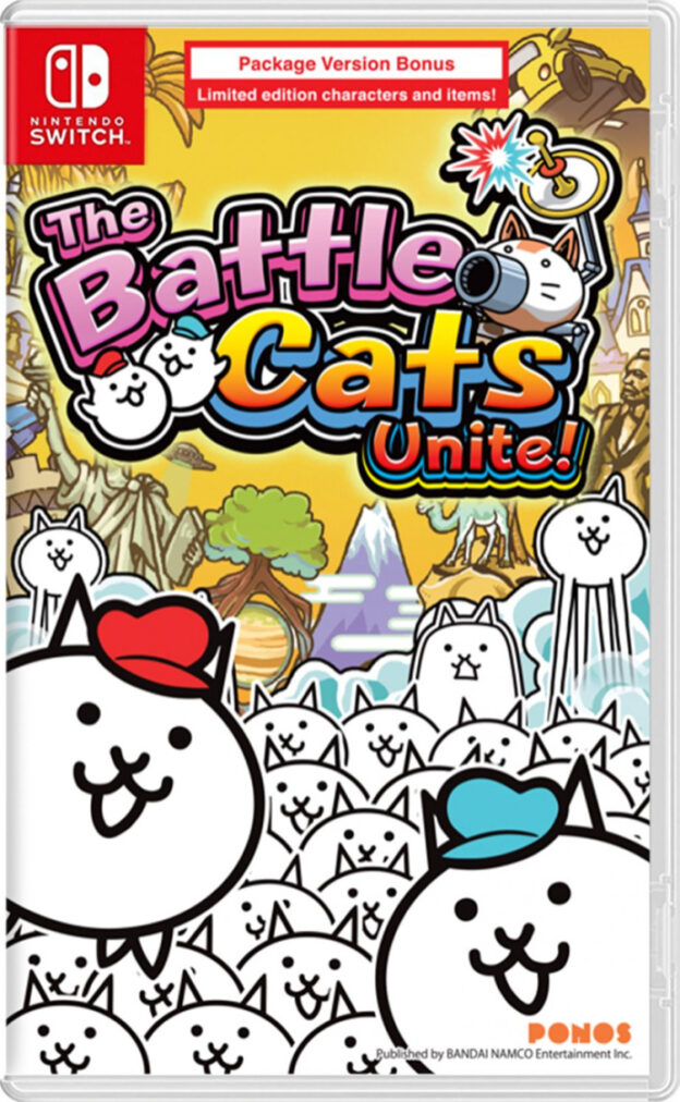 the battle cats unite physical retail release asia english nintendo switch cover www.limitedgamenews.com