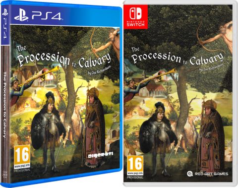 the procession to calvary physical retail release red art games playstation 4 nintendo switch cover www.limitedgamenews.com