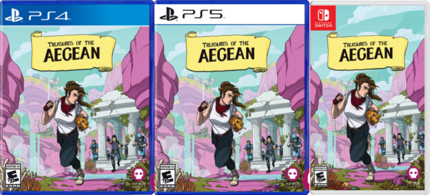 treasures of the aegean standard edition physical retail esrb release numskull games playstation 4 playstation 5 nintendo switch cover www.limitedgamenews.com