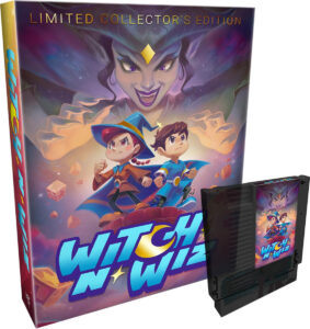 witch n wiz deluxe edition physical retail release limited run games nintendo nes cover www.limitedgamenews.com