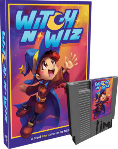 witch n wiz standard edition physical retail release limited run games nintendo nes cover www.limitedgamenews.com