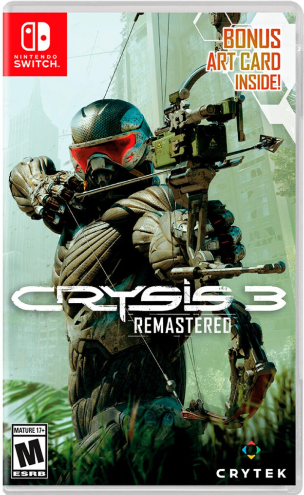 crysis 3 remastered physical retail release limited run games crytek nintendo switch cover www.limitedgamenews.com