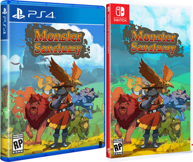 monster sanctuary standard edition physical retail release limited run games playstation 4 nintendo switch cover www.limitedgamenews.com