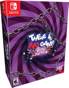 there is no game wrong dimension collectors edition physical retail release limited run games nintendo switch cover www.limitedgamenews.com