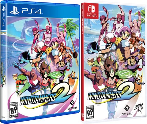 windjammers 2 standard edition physical retail release esrb limited run games playstation 4 nintendo switch cover www.limitedgamenews.com