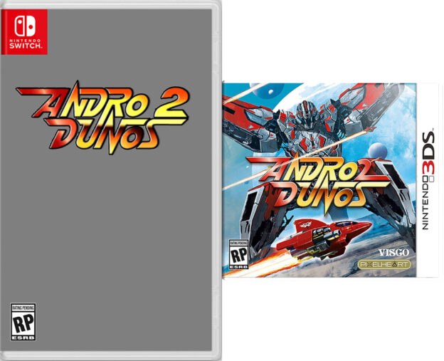 andro dunos ii physical retail release vgnysoft x pixelheart esrb nintendo 3ds nintendo switch cover www.limitedgamenews.com