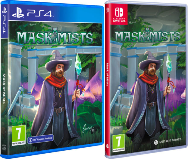 masks of mists physical retail release pegi eu red art games playstation 4 nintendo switch cover www.limitedgamenews.com