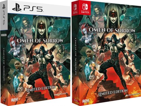 omen of sorrow limited edition physical retail release eastasiasoft asia english multi-language playstation 5 nintendo switch cover www.limitedgamenews.com