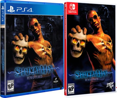 shadowman remastered standard edition physical retail release limited run games playstation 4 nintendo switch cover www.limitedgamenews.com