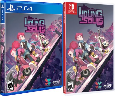 young souls standard edition physical retail release the arcade crew esrb playstation 4 nintendo switch cover www.limitedgamenews.com