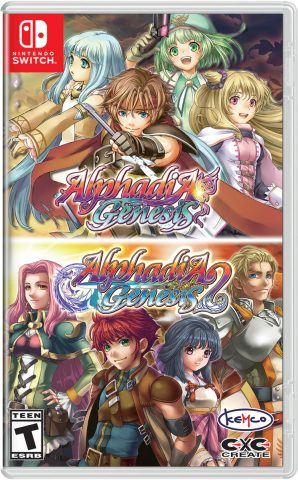 alphadia genesis 1 & 2 physial retail release kemco nintendo switch cover www.limitedgamenews.com