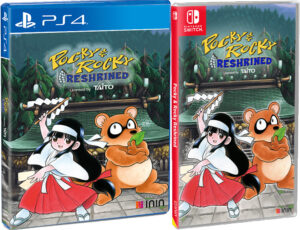 pocky & rocky reshrined limited edition standard edition physical retail release inin games playstation 4 nintendo switch cover www.limitedgamenews.com