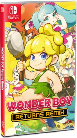 wonder boy returns remix standard edition physical retail release strictly limited games nintendo switch cover www.limitedgamenews.com