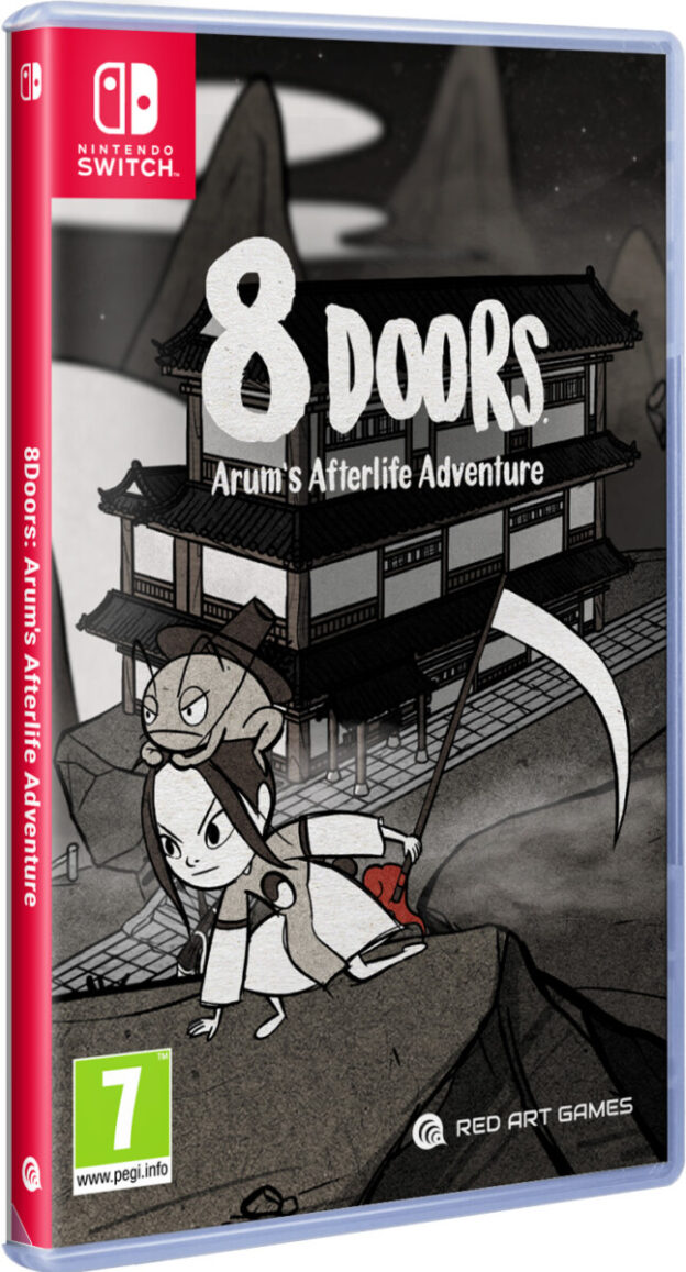 8doors arums- afterlife adventure physical retail release eu pegi red art games nintendo switch cover www.limitedgamenews.com