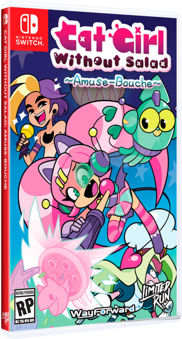 cat girl without salad amuse bouche standard edition physical retail release esrb us limited run games nintendo switch cover www.limitedgamenews.com