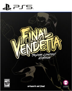 final vendetta super limited edition physical retail release limited run games playstation 4 playstation 5 cover nintendo switch www.limitedgamenews.com