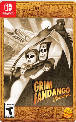 grim fandango remastered physical retail release iam8bit nintendo switch cover www.limitedgamenews.com