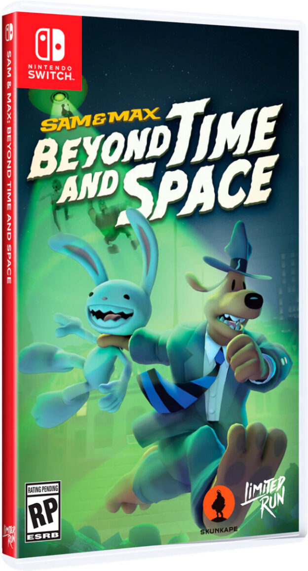 sam & max beyond space and time standard edition physical release limited run games nintendo switch cover www.limitedgamenews.com