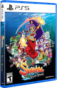 shantae and the seven sirens standard edition physical retail release limited run games playstation 5 cover www.limitedgamenews.com