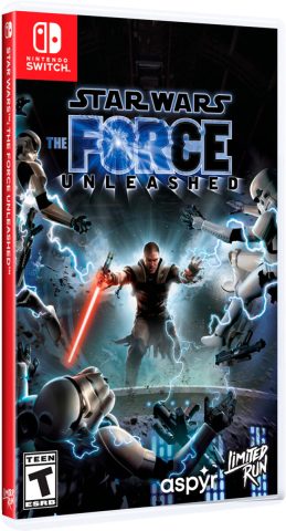 star wars the force unleashed standard edition physical retail release limited run games nintendo switch cover www.limitedgamenews.com