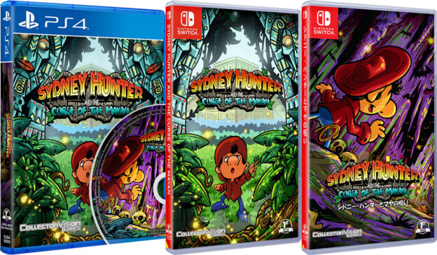 sydney hunter and the curse of the mayan regular edition physical retail release usk de first press games playstation 4 nintendo switch cover www.limitedgamenews.com
