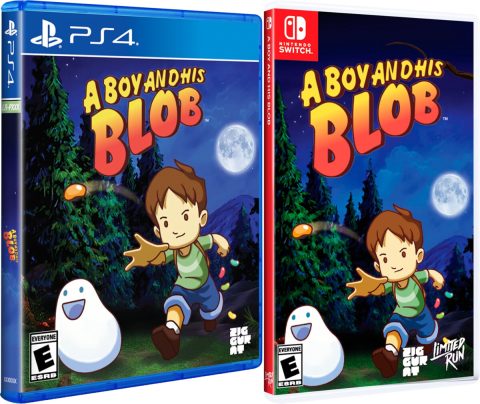 a boy and his blob standard edition physical retail release us esrb limited run games playstation 4 nintendo switch cover www.limitedgamenews.com