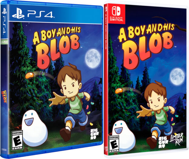 a boy and his blob standard edition physical retail release us esrb limited run games playstation 4 nintendo switch cover www.limitedgamenews.com