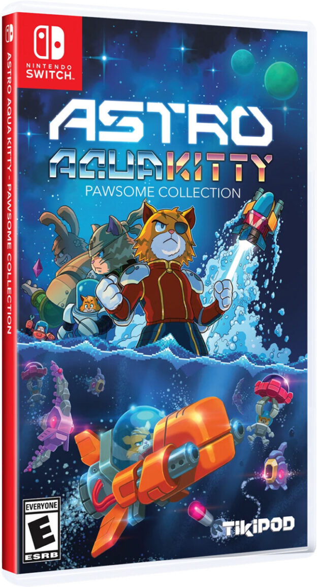astro aqua kitty pawsome collection solo physical retail release limited run games nintendo switch cover www.limitedgamenews.com