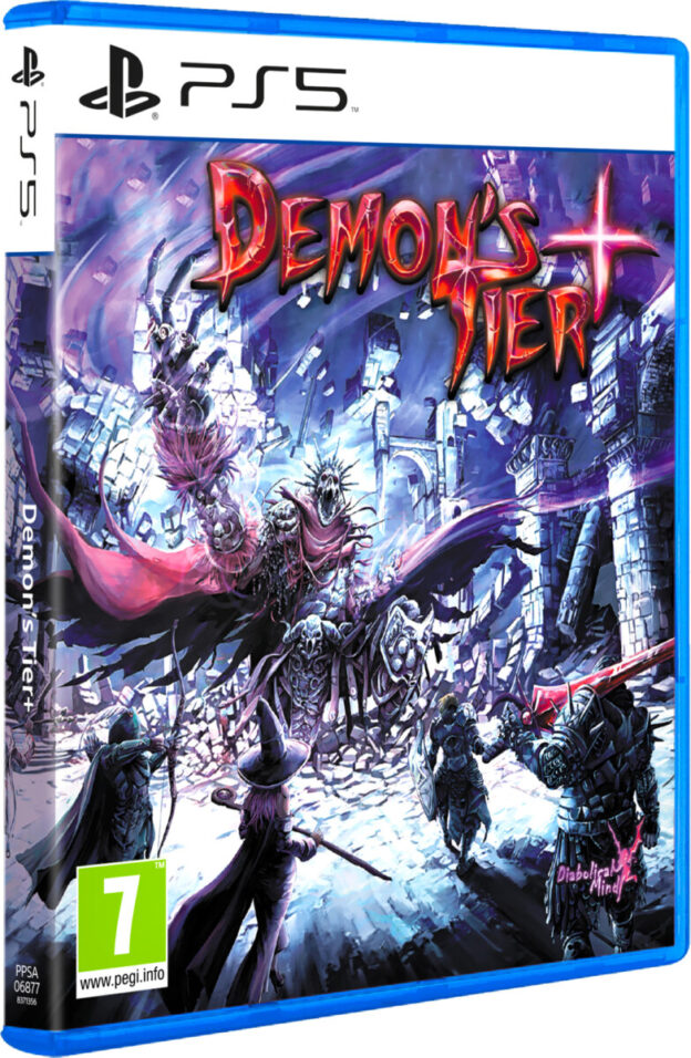 demons tier+ physical retail release pegi eu red art games playstation 5 cover www.limitedgamenews.com