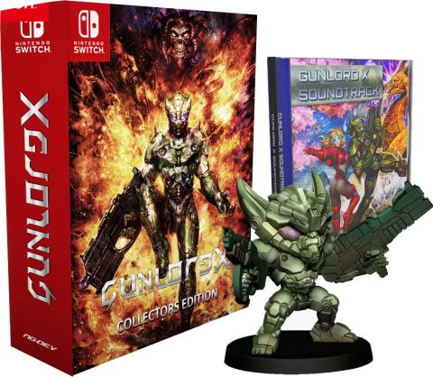 gunlord x collector edition physical retail release ngdev team nintendo switch cover www.limitedgamenews.com