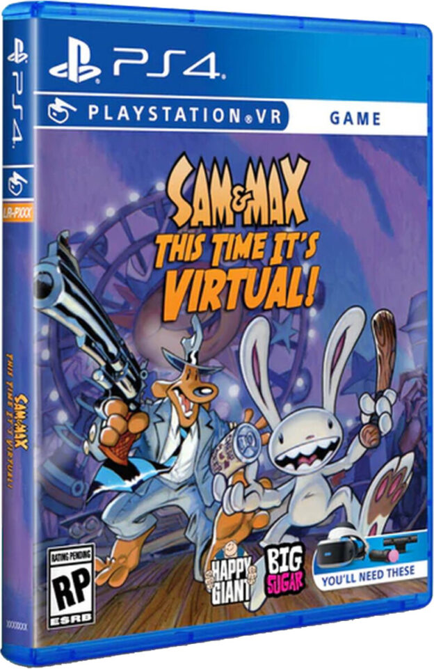 sam & max this time its virtual standard edition physical retail release us esrb limited run games playstation 4 cover www.limitedgamenews.com