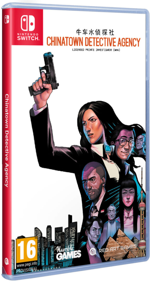 chinatown detective agency physical retail release red art games nintendo switch cover www.limitedgamenews.com