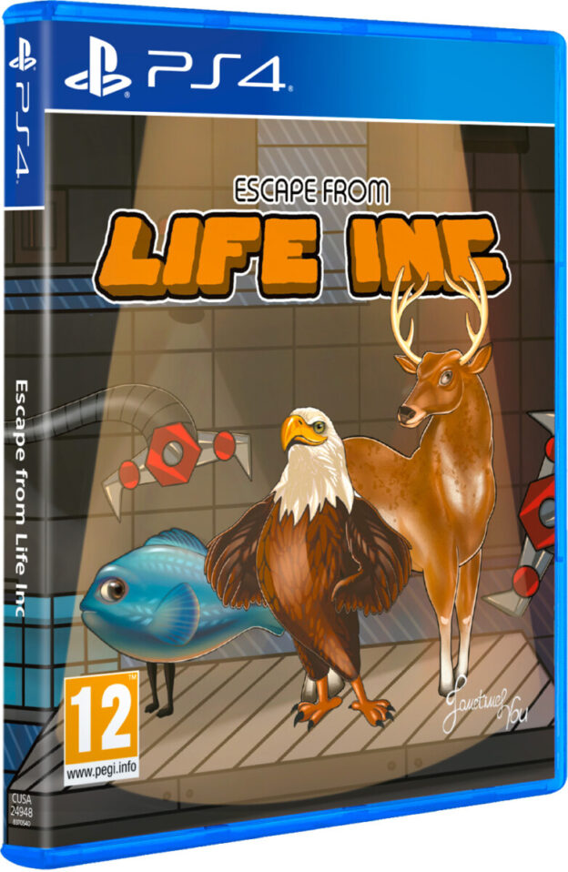 escape from life inc physical retail release eu pegi red art games playstation 4 cover www.limitedgamenews.com