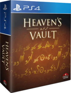 heavens vault special limited edition physical retail release strictly limited games playstation 4 nintendo switch cover www.limitedgamenews.com