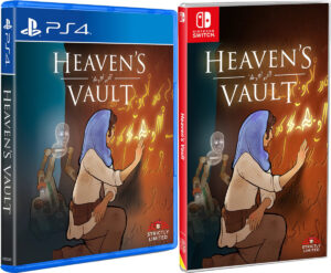 heavens vault standard edition physical retail release strictly limited games playstation 4 nintendo switch cover www.limitedgamenews.com
